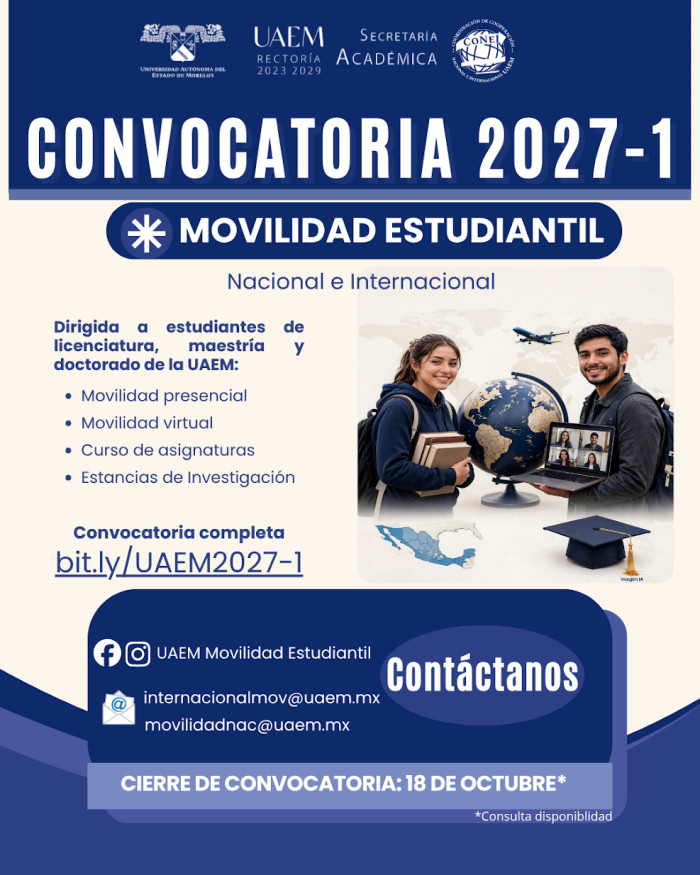 Convocatoria de Movilidad Estudiantil 2027 - 1
