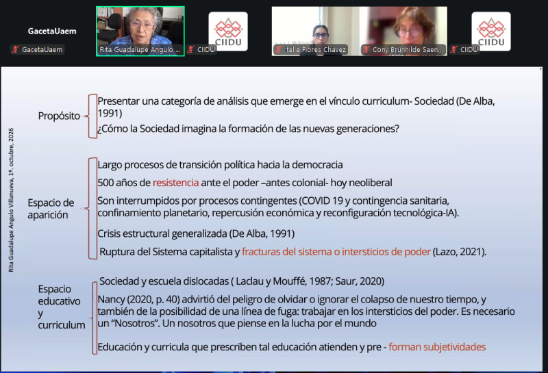 Imparten conferencia sobre Código Curricular Emergente como ideal formativo