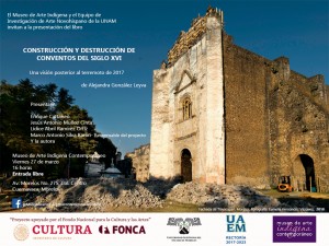 Presentación del libro: Construcción y Destrucción de Conventos del Siglo XVI