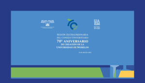 Sesión Extraordinaria de Consejo universitario por el 70 Aniversario de la UAEM