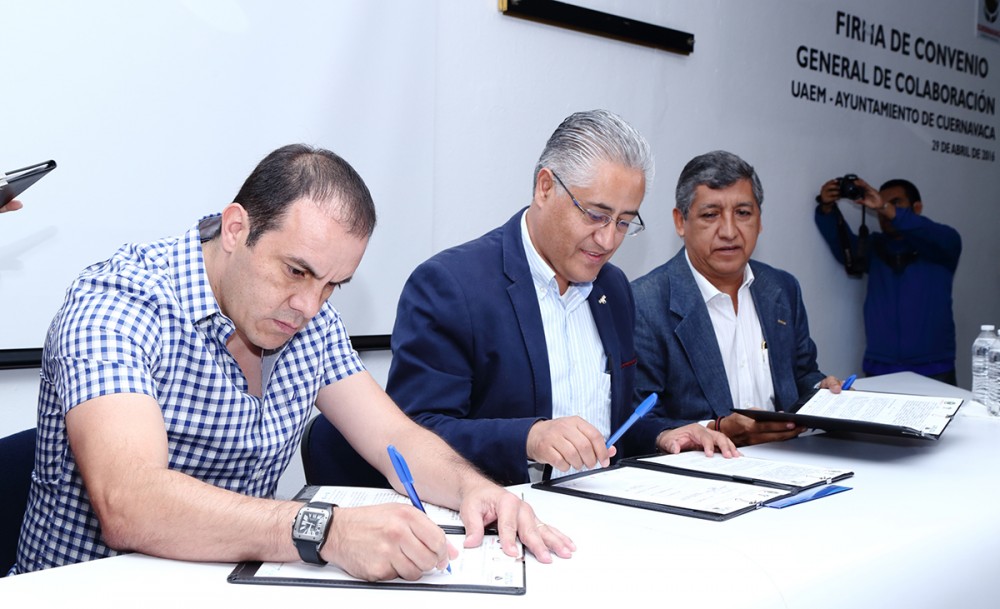 Firman convenio general de colaboración UAEM y Ayuntamiento de ...