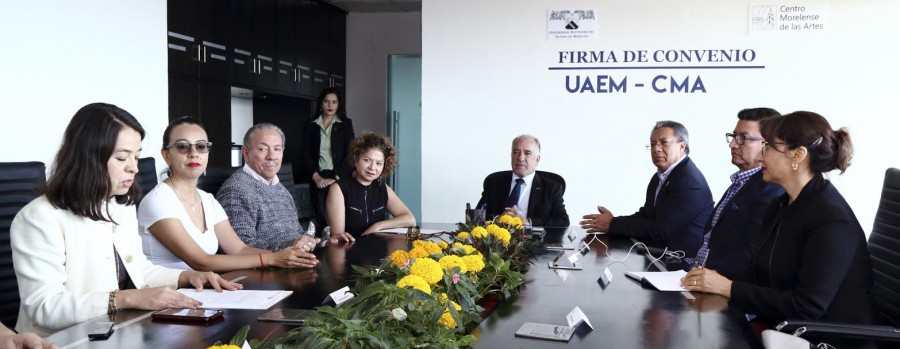Firman convenio de colaboración UAEM y el Centro Morelense de las Artes ...