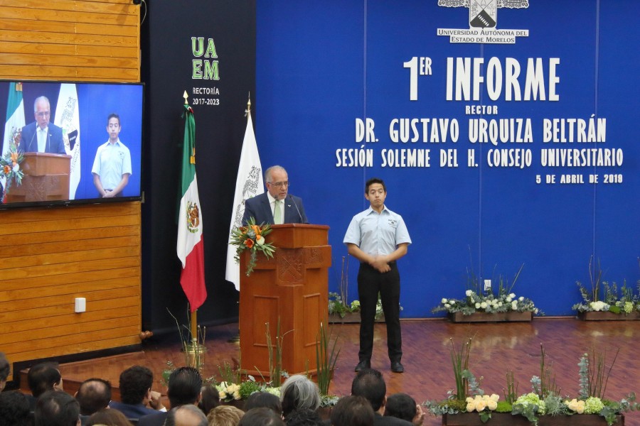 Rector de la UAEM presenta su primer informe de actividades ...