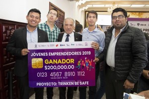 Obtienen estudiantes de la UAEM premio en la convocatoria de Jóvenes Emprendedores 2019