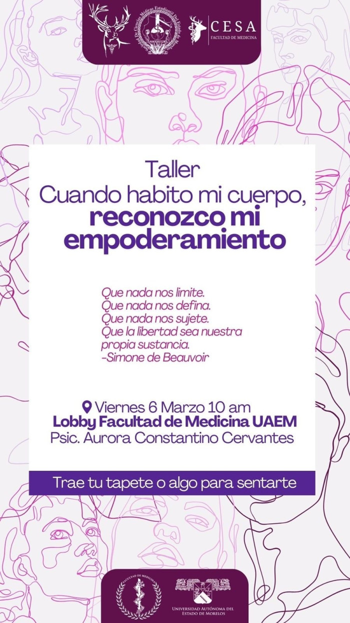 Taller Cuando habito mi cuerpo, reconozco mi empoderamiento.