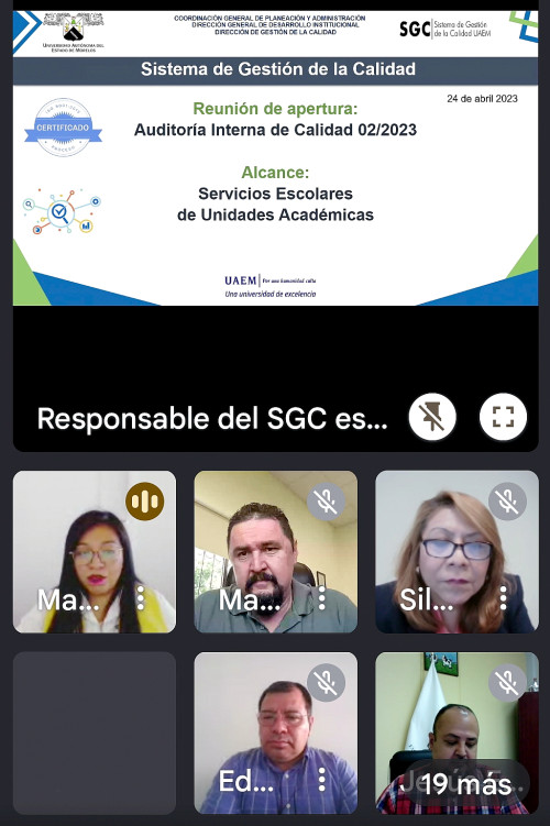 Inicia en la UAEM auditoría interna a procesos de servicios escolares