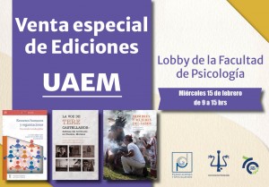 Venta Especial de Libros Ediciones UAEM | Facultad de Psicología