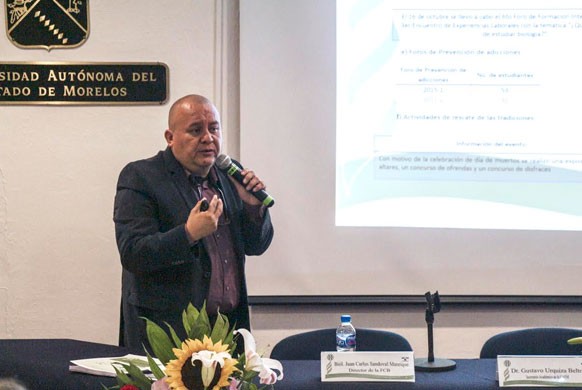 Rinde su segundo informe de actividades director de la Facultad de Ciencias Biológicas