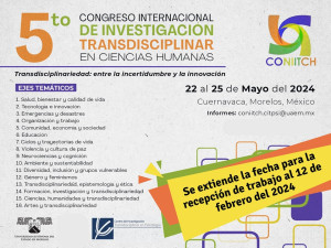 5to CONGRESO INTERNACIONAL DE INVESTIGACION TRANSDISCIPLINAR EN CIENCIAS HUMANAS