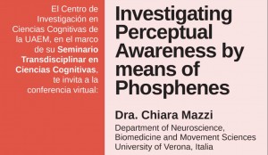 Conferencia Virtual: "Investigating Perceotual Awaeness by means of Phosphenes"