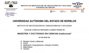 Maestría y Doctorado en Ciencias 2017-2