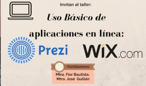 Uso básico de aplicaciones en línea: Prezi, WIX.com
