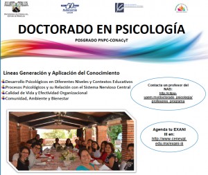 Doctorado en Psicología 2018