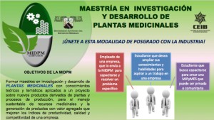 Maestría en Investigación y desarrollo de Plantas Medicinales