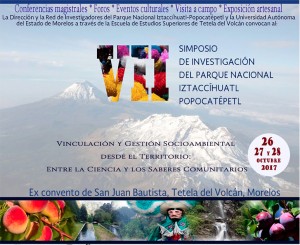 VII Simposio de Investigación del Parque Nacional Iztaccíhuatl Popocatépetl