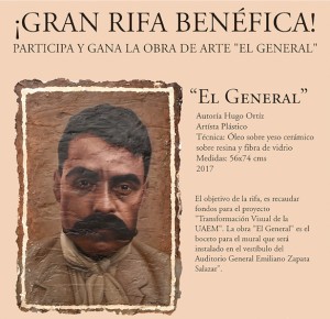 ¡GRAN RIFA BENÉFICA! PARTICIPA Y GANA LA OBRA DE ARTE "EL GENERAL"
