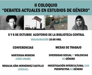 II coloquio "Debates actuales en estudios de género"