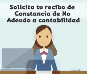 Obtén tu Constancia de No adeudo a Contabilidad en línea