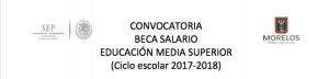 Beca Salario de Nivel Medio Superior