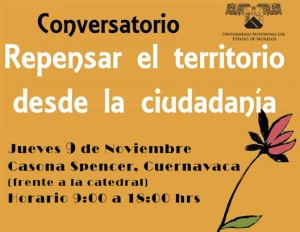 CONVERSATORIO "Repensar el territorio desde la ciudadanía"