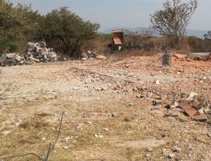 Próxima a concluir la demolición de edificios en EES de Jicarero