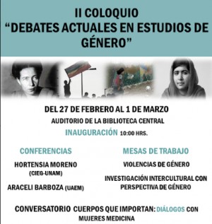 II Coloquio "Debates actuales en estudios de género"