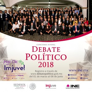 Convocatoria Juvenil Debate Político 2018