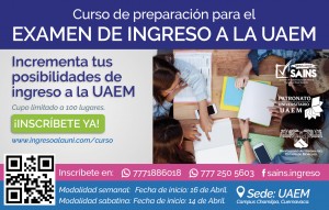 Practica con un examen simulador de ingreso a la UAEM