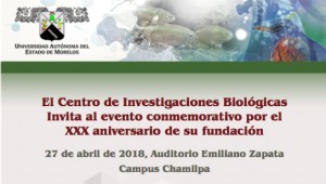 XXX Aniversario del Centro de Investigaciones Biológicas