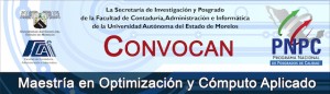 Maestría en Optimización y Cómputo Aplicado 2018