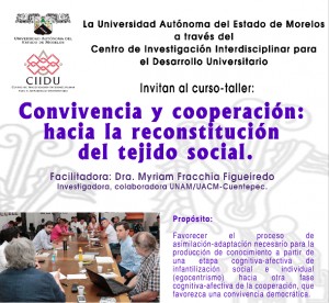 Curso-taller: Convivencia y cooperación: hacia la reconstitución del tejido social