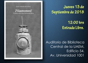 Presentación del libro: ¡Váamonos! Crónicas de una ferrocarrilera