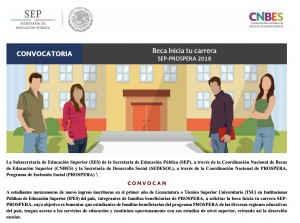 Resultados Beca Inicia tu carrera SEP-PROSPERA 2018