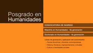 Posgrado en Humanidades 2019