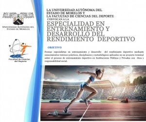 Convocatoria: Especialidad en Entrenamiento y Desarrollo del Rendimiento Deportivo
