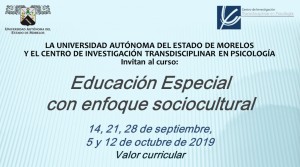 Curso: "Educación Especial con Enfoque Sociocultural"