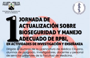 1ra Jornada de actualización sobre bioseguridad y manejo adecuado de RPBI