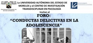 Foro: Conductas delictivas en la adolescencia