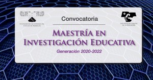 Maestría en Investigación Educativa 2020