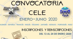 Convocatoria CELE Cuernavaca, Cuautla Enero-Junio 2020