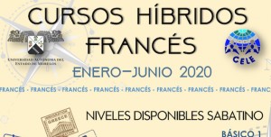 Cursos Híbridos de Francés Enero - Junio 2020 CELE Cuernavaca