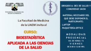 Curso: Bioestadística aplicada a las ciencias de la salud