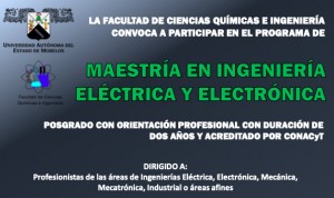 Maestría en Ingeniería Eléctrica y Electrónica 2020