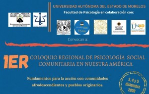 1er. Coloquio regional de Psicología Social Comunitaria en Nuestra América