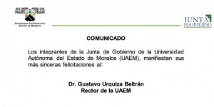 Comunicado Junta de Gobierno 01/06/21