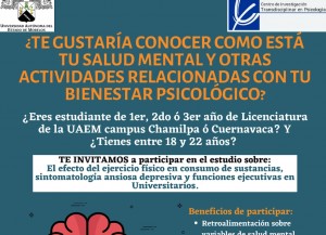 Efecto del ejercicio físico en consumo de sustancias , sintomatología ansiosa depresiva y funciones ejecutivas en universitarios