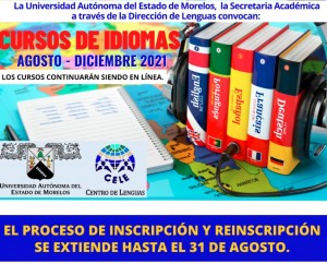 Extensión inscripción y reinscripción al Centro de Lenguas