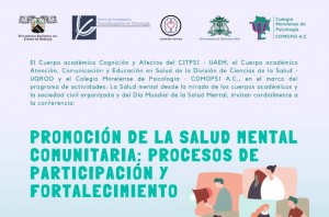 Conferencia "Promoción de la salud mental comunitaria: procesos de participación y fortalecimiento"