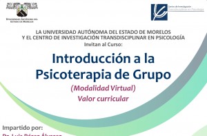 Curso: Introducción a la Psicoterapia de Grupo