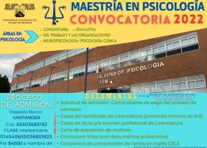 Maestría en Psicología 2022 - Ampliación
